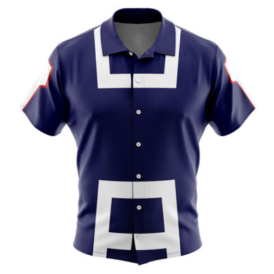 School Uniform My Hero Academia Men's Short Sleeve Button Up Hawaiian Shirt