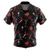 Chibi Sith Pattern Star Wars Pattern Men's Short Sleeve Button Up Hawaiian Shirt