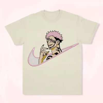 Japanese cartoon character pattern short sleeved T-shirt