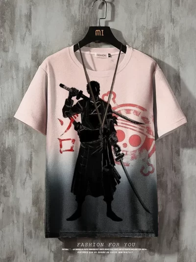 One Piece Men's Casual Crew Neck T-Shirt