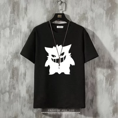 Pokemon Anime Trendy Brand Hip-hop Loose T-shirt