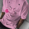 Dragon Ball Z Men's Pink Face Anime T-shirt