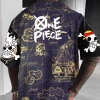 One Piece Men's Anime Map T-Shirt