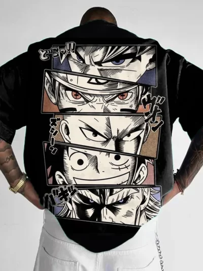 One Piece Men's Anime Print T-Shirt