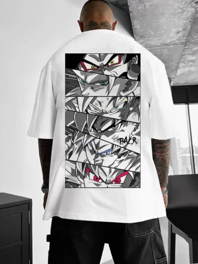 Dragon Ball Z Men's Fashion Comic Print Short Sleeve T-Shirt