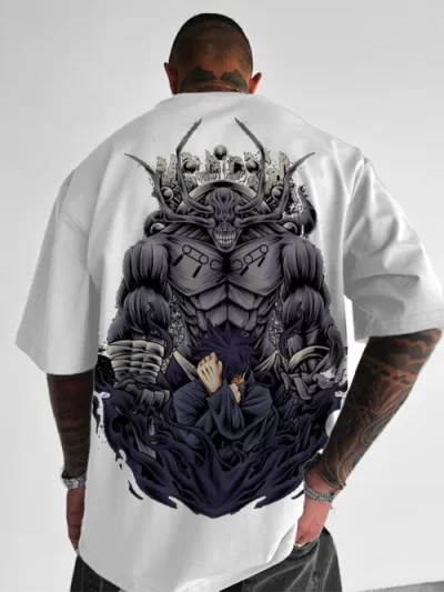 Jujutsu Kaisen Trendy Brand Hip-hop Loose T-shirt