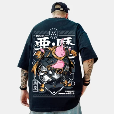 Dragon Ball Z Anime Trendy Brand Hip-hop Loose T-shirt
