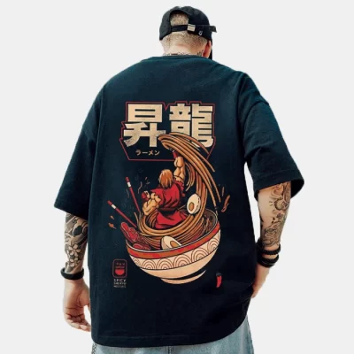 Anime Sheng Long Noodle Street T-shirt