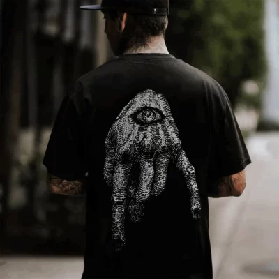 Death's Hand Skull Street T-shirt