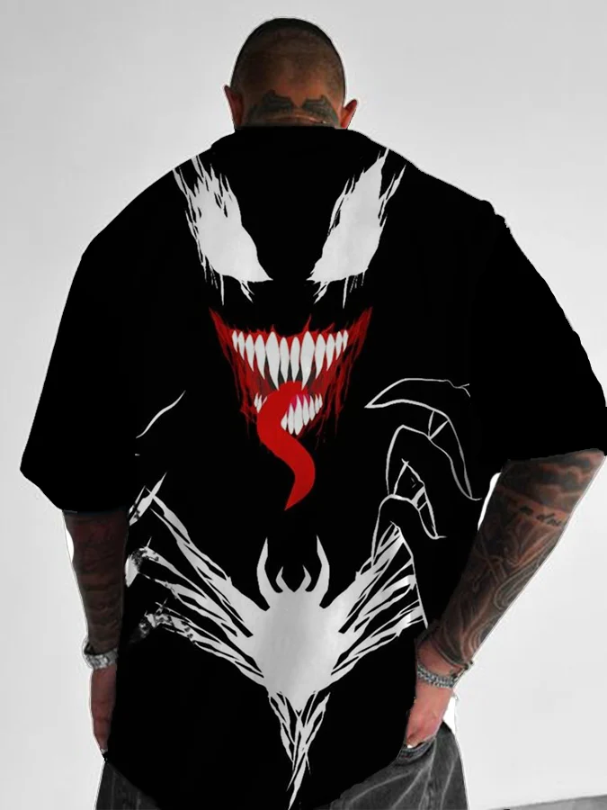 Venom Trendy Brand Hip-hop Anime T-shirt