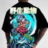 Demon Slayer Trend Fashionable Anime Print T-shirt