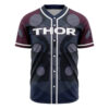 Hooktab 3D Printed Thor Cosplay Marvel Men's Short Sleeve Anime Baseball Jersey