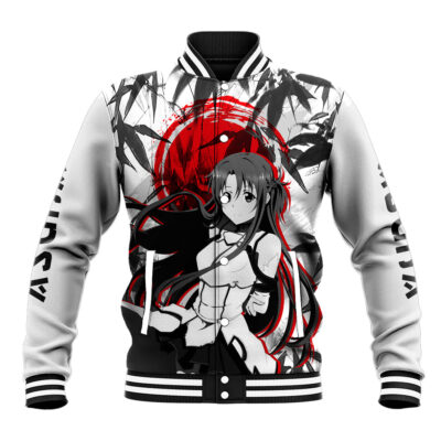 Asuna Anime Varsity Jacket Sword Art Online Anime Japan Style