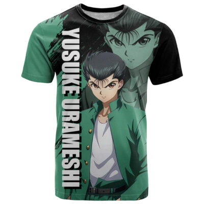 Yusuke Urameshi T Shirt Yu Yu Hakusho Anime Style