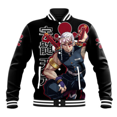 Tengen Uzui Anime Varsity Jacket Demon Slayer