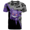 Gengar Pokemon T Shirt Mix Manga