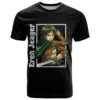 Eren Jeager T Shirt Attack On Tittan Anime Style