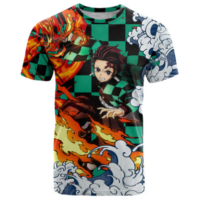 Tanjiro - Demon Slayer T Shirt Anime Mix Japan Pattern Style