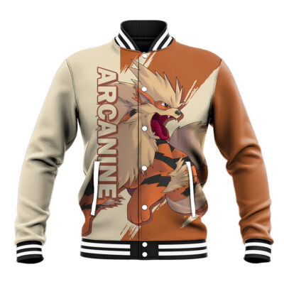 Arcanine - Pokemon Anime Varsity Jacket