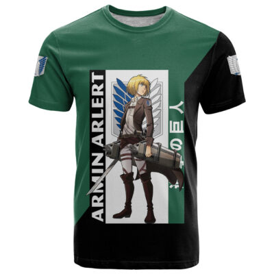 Armin Arlert T Shirt Attack On Titan Anime Style