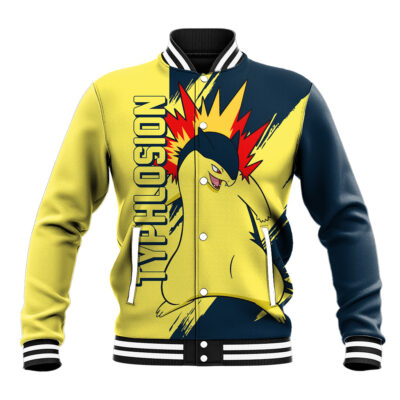 Typhlosion - Pokemon Anime Varsity Jacket Anime Style