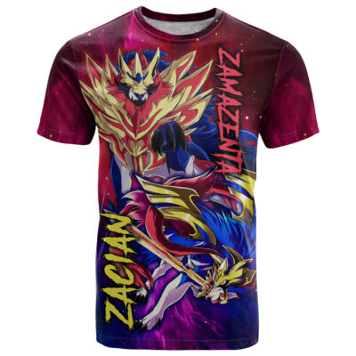 Zamazenta And Zacian - Pokemon T Shirt Anime Style