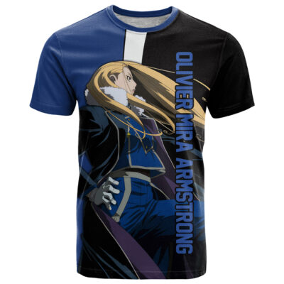 Armstrong Olivier Mira - Fullmetal Alchemist T Shirt Anime Style