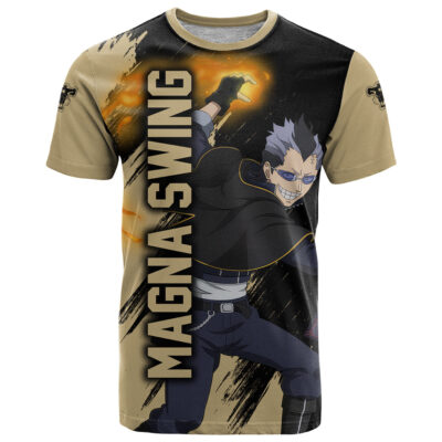 Black Bull Magna Swing T Shirt Black Clover Anime