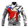 Teddie Persona Anime Varsity Jacket Anime Mix Polygon Cyber Style