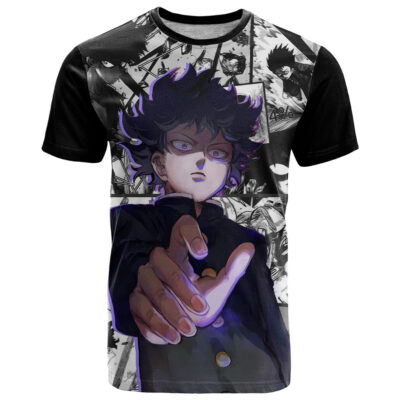 Arataka Reigen Mob Psycho 100 T Shirt Anime Style Art