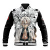 Sanemi Shinazugawa Anime Varsity Jacket Demon Slayer Anime Style