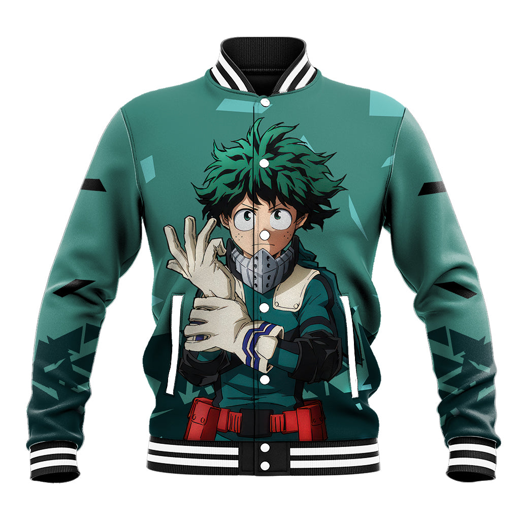 Izuku Midoriya - My Hero Academia Anime Varsity Jacket Anime Style ...