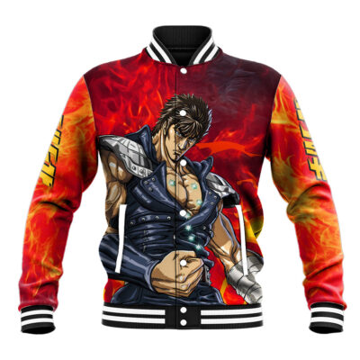 Fist of the North Anime Varsity Jacket Anime Style