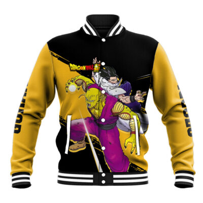 Gohan and Piccolo Anime Varsity Jacket Dragon Ball Super