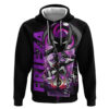 Frieza Dragon Ball Hoodie Anime Mix Text Pattern Abstract Style