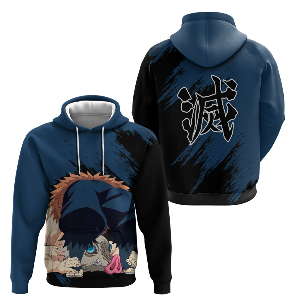 Kimetsu Inosuke Hoodie Demon Slayer - HookTab.com