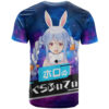 Pekora Usada Holo Live T Shirt Galaxy Style