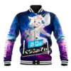 Shirakami Fubuki Holo Live Anime Varsity Jacket Galaxy Style