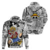 Luffy Gear 5 Awakening - One Piece Anime Mixed Manga Hoodie