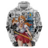 Nami One Piece Hoodie Anime Mix Manga Style