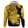 Pikachu - Pokemon Hoodie Grunge Pattern Style