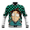 Kimetsu Tanjro Demon Slayer Anime Varsity Jacket Anime Style