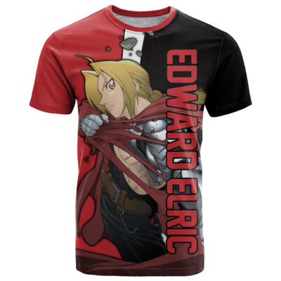 Elric Edward - Fullmetal Alchemist T Shirt Anime Style