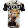 Kyojuro Rengoku Demon Slayer T Shirt Anime Mix Manga Style