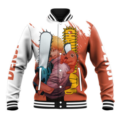 Denji Anime Varsity Jacket Chainsaw Man