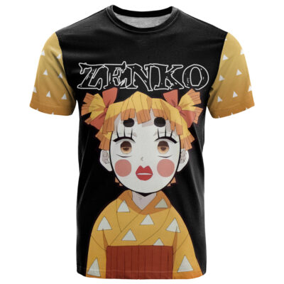 Zenitsu Zenko Demon Slayer T Shirt Funny Face