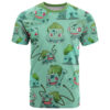 Bulbasaur Pokemon T Shirt Pattern Style