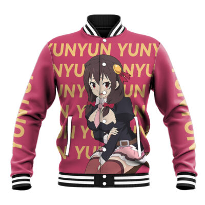 Yunyun KonoSuba Anime Varsity Jacket Anime Style