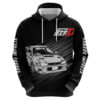 Bunta Fujiwara Impreza Initial D Hoodie Manga Mix Anime Style