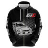 Bunta Fujiwara Impreza Initial D Hoodie Manga Mix Anime Style